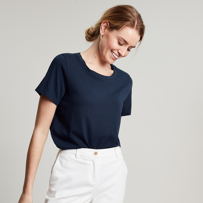Joules Frankie Crew T-Shirt - French Navy-1